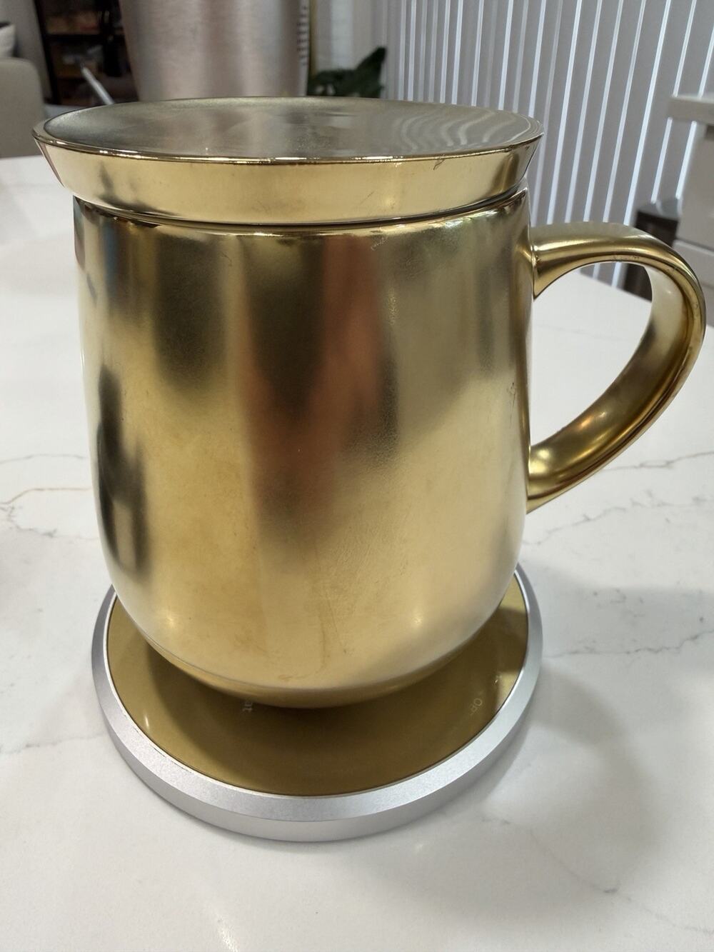 OHOM | KOPI Self Heating Mug Set Inkstone Gold NWOB